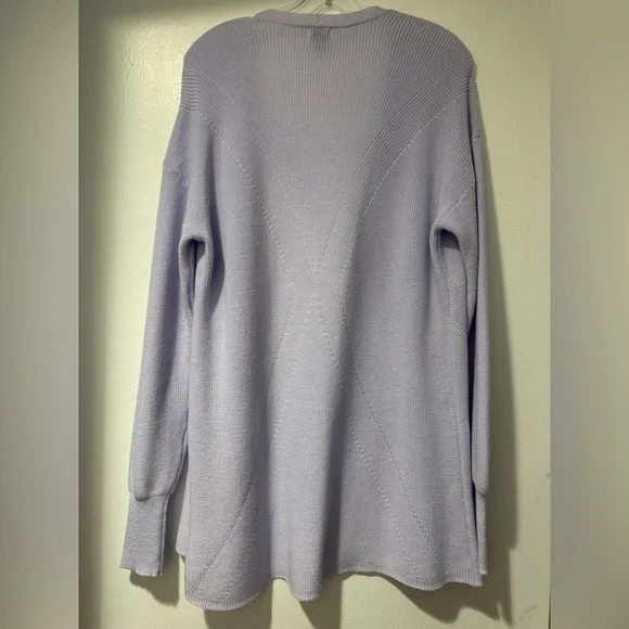 a new day Long Cardigan Color Lavender/light purple Size M - Picture 4 of 5